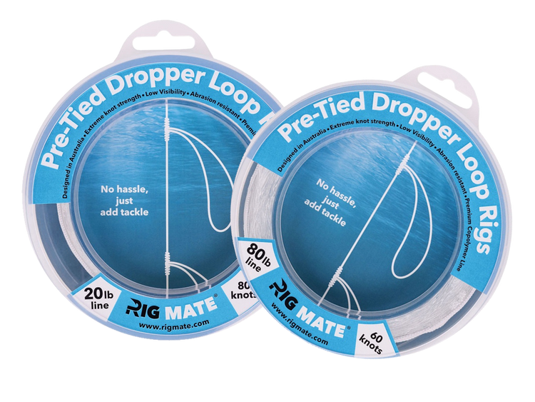 Rig Mate 20lb and 80lb pre-tied dropper loop rig spools