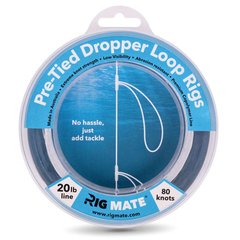 20 lb - Pre-tied dropper loop rigs