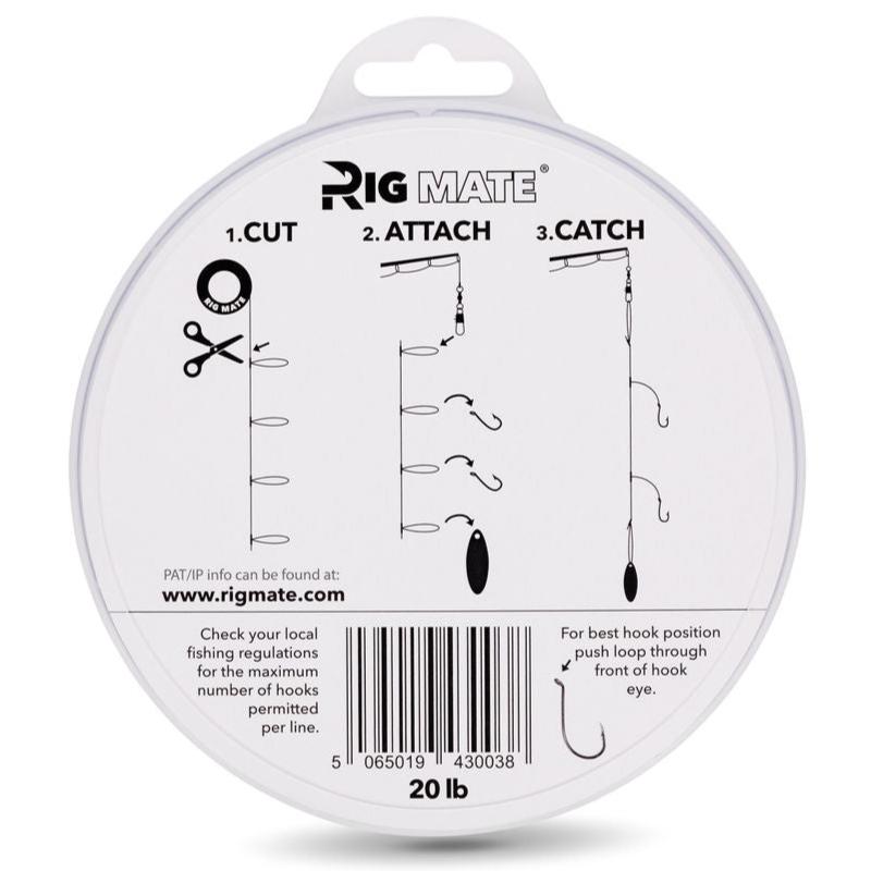 20 lb - Pre-tied dropper loop rigs