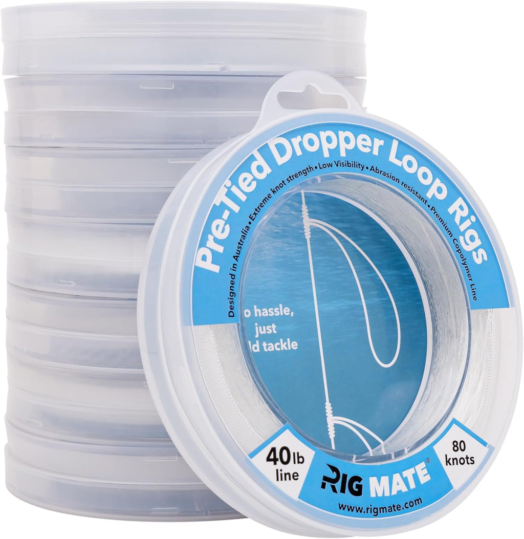 20 lb, 40 lb & 60 lb Bundle | Pre-Tied Dropper Loop Rigs