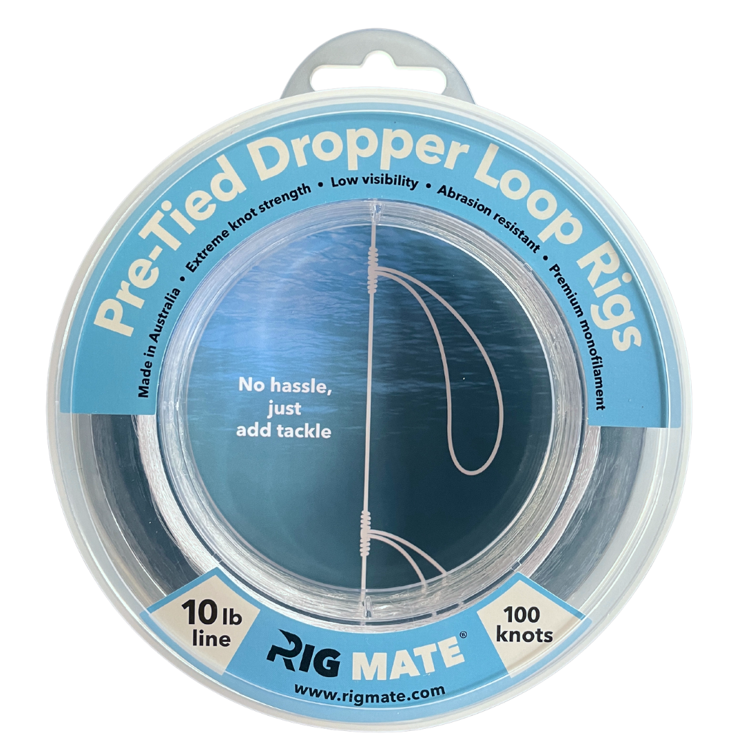 10 lb - Pre-tied dropper loop rigs