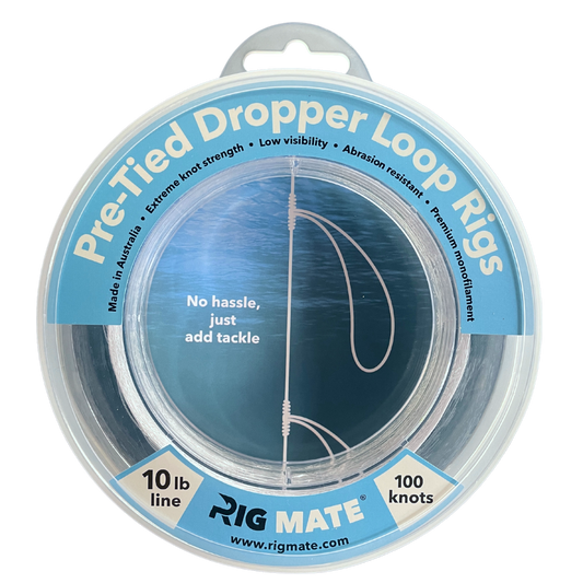10 lb - Pre-tied dropper loop rigs