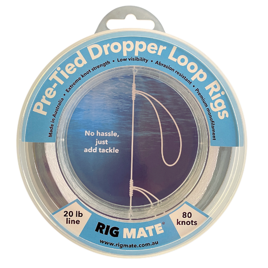20 lb - Pre-tied dropper loop rigs