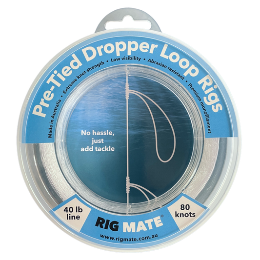 40 lb - pre-tied dropper loop rigs