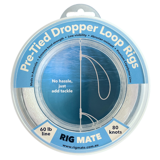 60 lb - Pre-tied dropper loop rigs