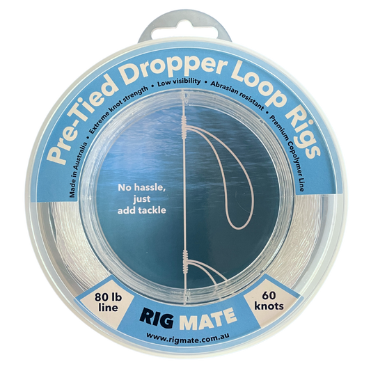 80 lb - Pre-tied dropper loop rigs